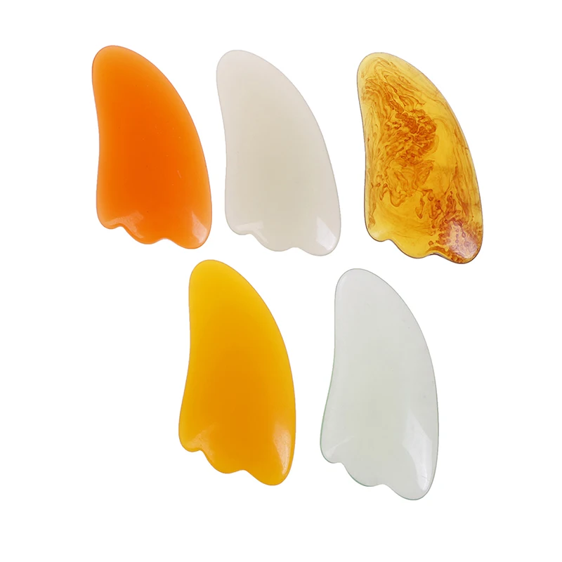 1PCS Guasha Scraping Massage Tool Neck Massager Guasha Board SPA Scraper For Face Leg Back Arm Beauty Tool