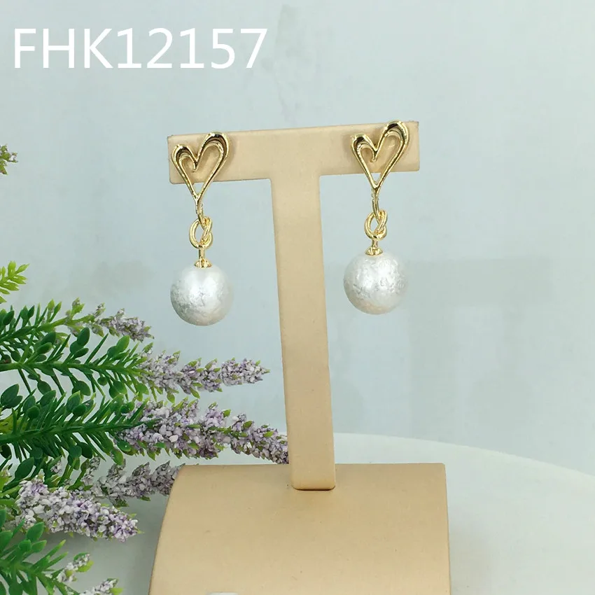 

Yuminglai Dubai Quality Women's Earrings, Love Earrings, Goldplated Jewelry FHK12157