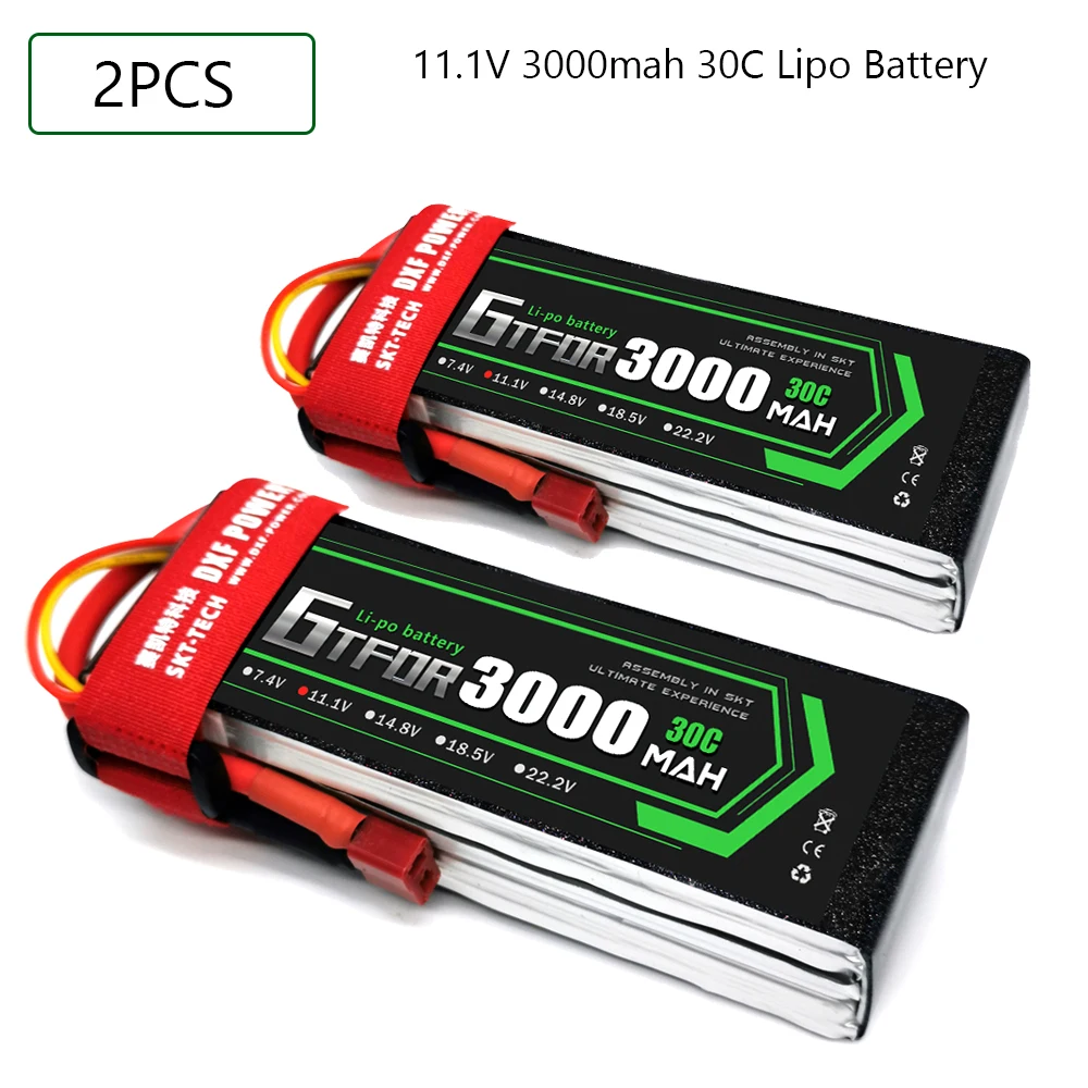 GTFDR 3000mAh 11 1 V 30C 60C Lipo батарея 3S XT60/DEANS/XT90/EC5 для дрона AKKU FPV грузовик четыре axi вертолет