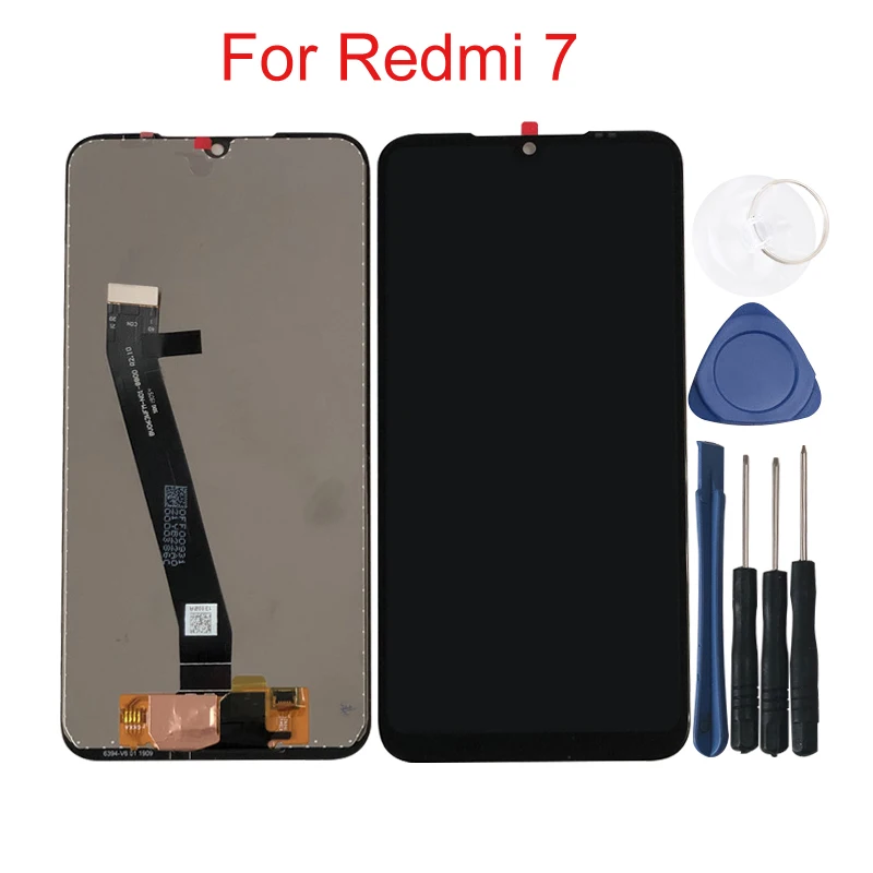

6.26"Snapdragon 632 For Xiaomi Redmi 7 LCD Display Touch Screen Digitizer Assembly For Redmi7 LCD Screen Replacement Red MI7 LCD