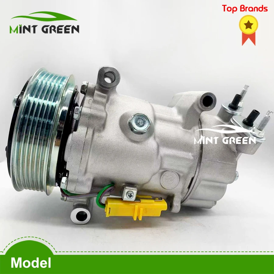 テッド SD6V12 AC コンプレッサー互換プジョー 206 307 9639078280