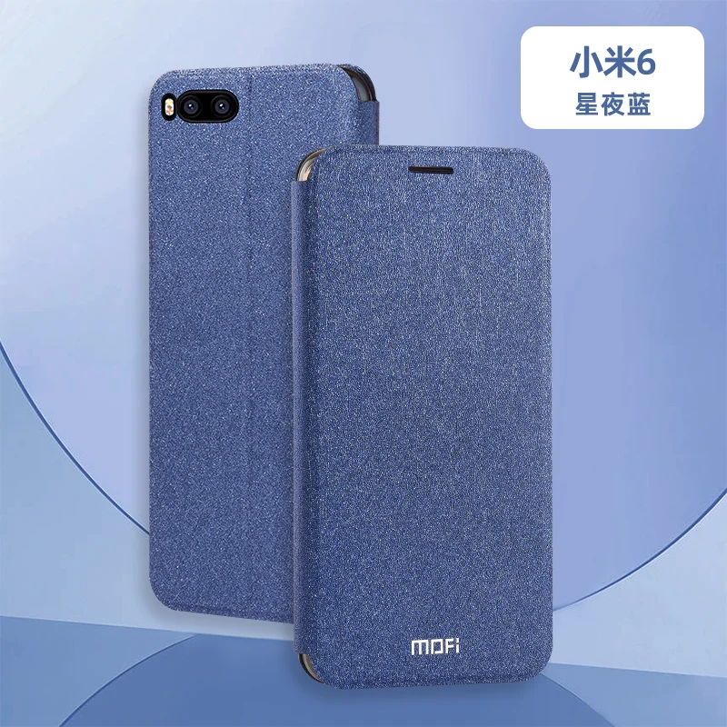 Чехол для телефона Xiaomi mi6 кожаный чехол с откидным окном внутренняя часть из