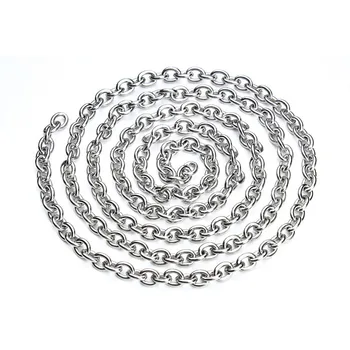 

5 Meters Per Pack Jewelry Making Stainless Steel Jewelry Necklace Pendant With Chain DIY Jewelry Single Chain Loose Chain
