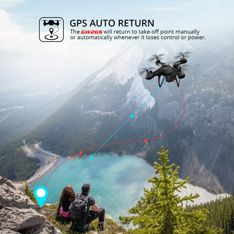 GPS 4K Дрон Квадрокоптер с камерой высокая задержка долгий срок полета Вертолет FPV VS