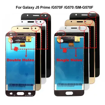 

Single/Double Hole LCD Touch Screen Digitizer for Samsung Galaxy J5 Prime G570F