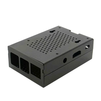 

Metal Case for Raspberry Pi 3 Model B+/3 Model B with Cooling Fan (Black)