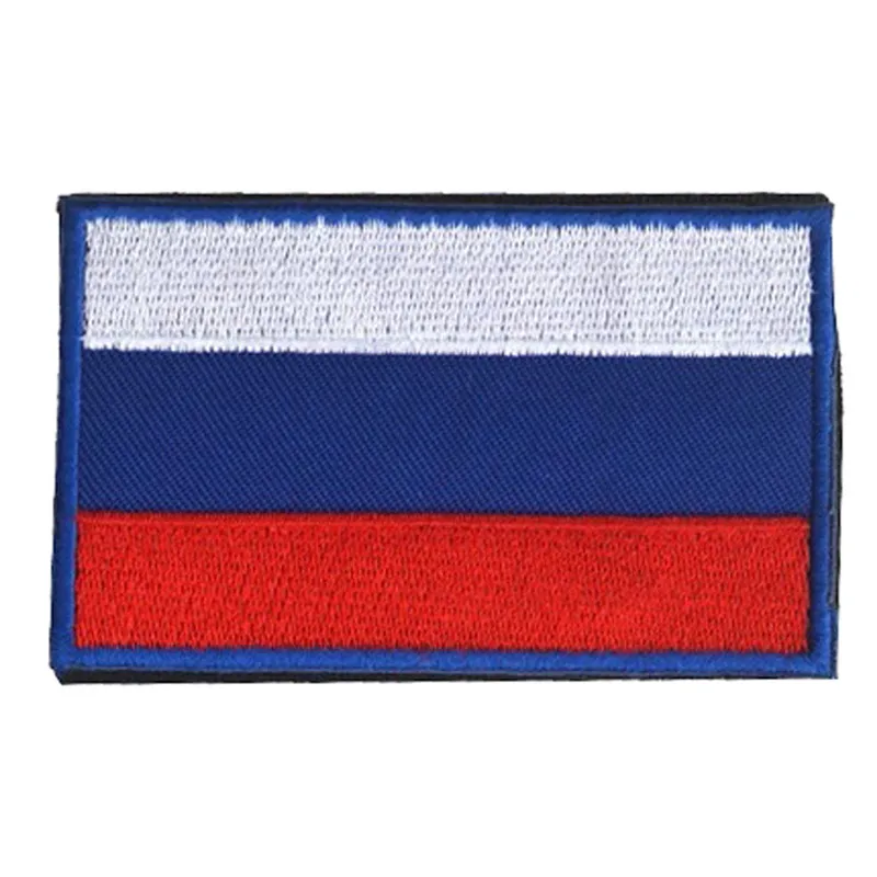Country Flag Patch Embroidery armband Stripes Embroidered Russia Turkey Singapore Korea Pakistan Flag Tactical Military Patch #4 (6)