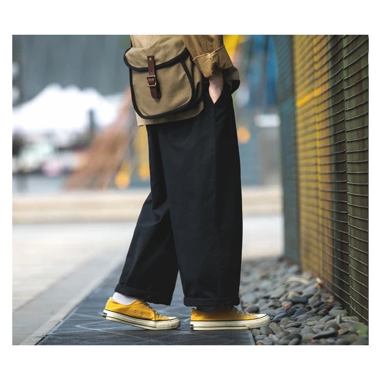 Privathinker мужские японские сафари стильные одноцветные джоггеры мужские свободные Srraight широкие брюки мужские модные хип-хоп брюки карго черные