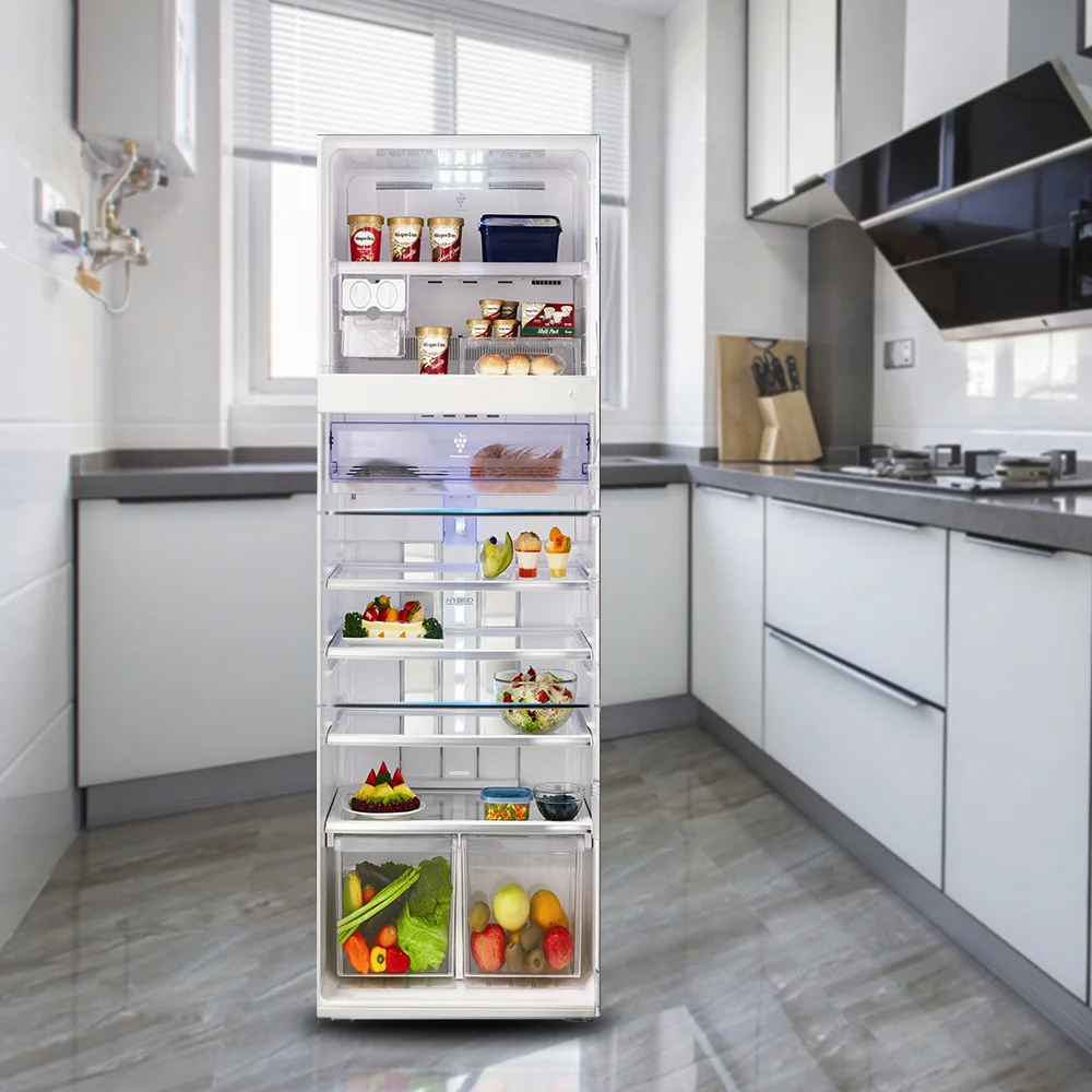 

2019 New Arrival 3D Fridge Stickers PVC Refrigerator Door Self-adhesive Removable Wall Stickers Decor Kitchen DIY Decoration