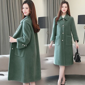 

2019 Winter New Ol Long Overcoat Women's Windbreaker Coat Female Fashion Big Size Casaco Feminino Trench Coat For Women Clothes