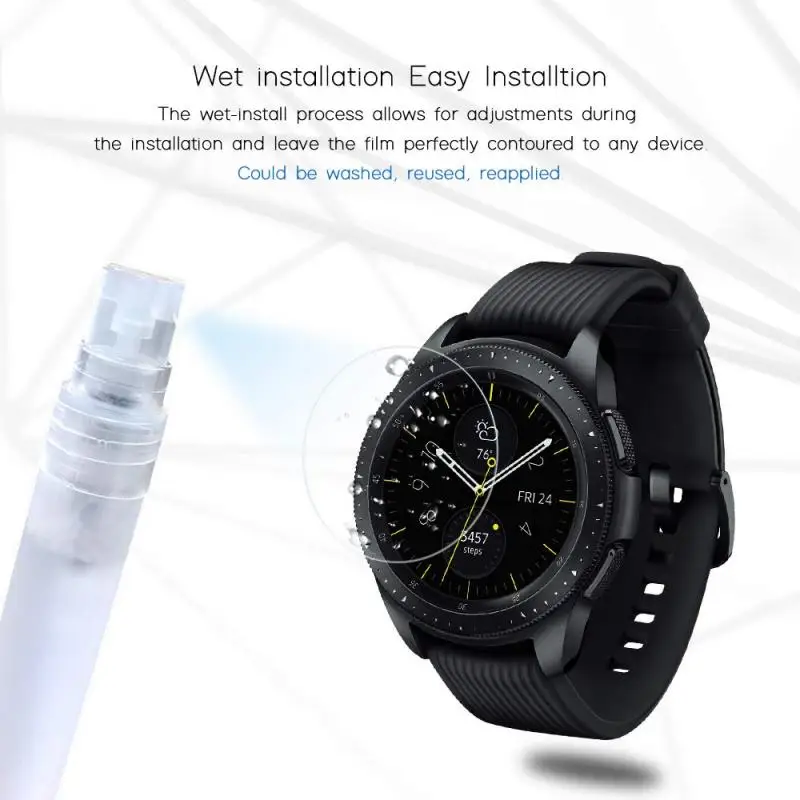 3 шт ТПУ Гидрогелевая пленка для samsung Galaxy Watch SM-R810 42 мм защитный чехол умных часов Защитная пленка защита от взрыва