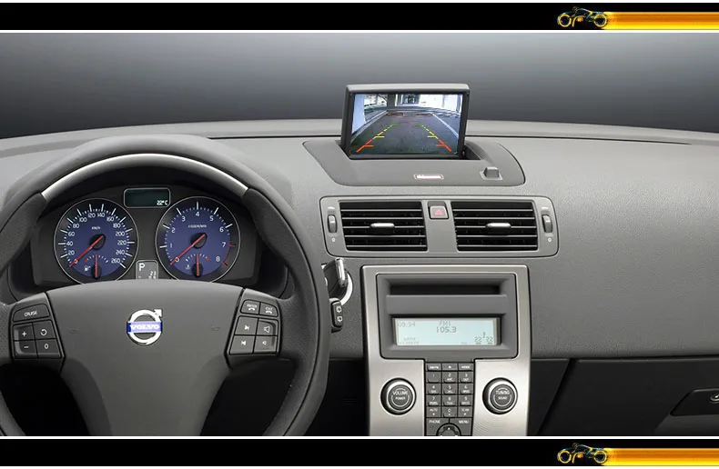 Автомобильная камера заднего вида для Volvo S40 II V50 2004~ 2012/с реле мощности HD CCD ночного видения Автомобильная резервная парковочная камера