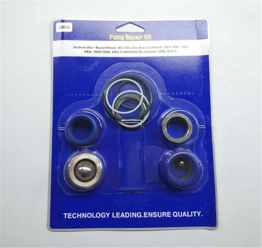 

1095 1595 5900 Mark V Free shipping Aftermarket Pump Repair Packing Kit 248213 For Graco Sprayer 1095 1595 5900 Mark V