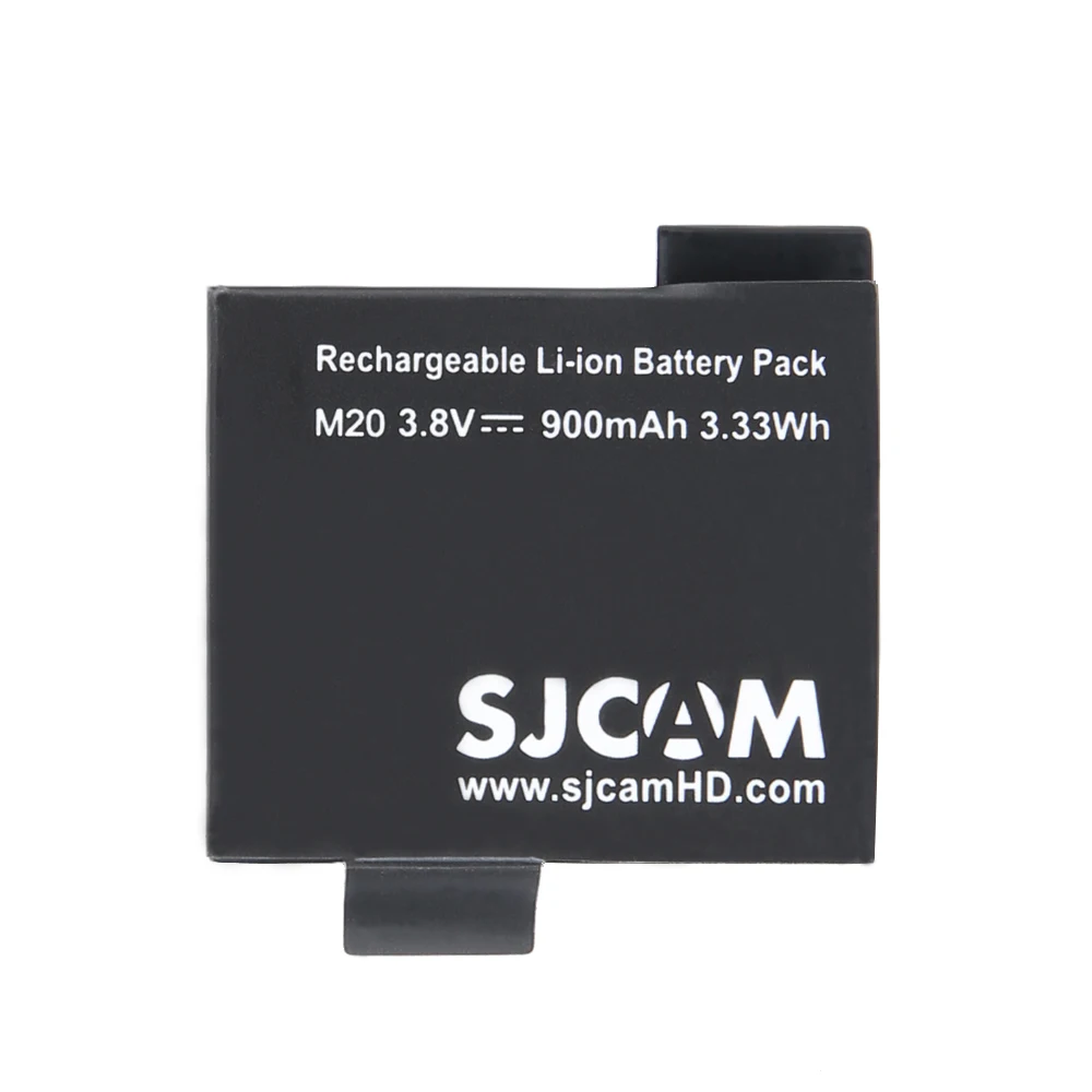 SJCAM бренд 3,8 V 900mAh 3.33Wh литий-ионный аккумулятор черный для SJCAM M20 Спорт DV камеры батареи - Цвет: 1 M20 battery