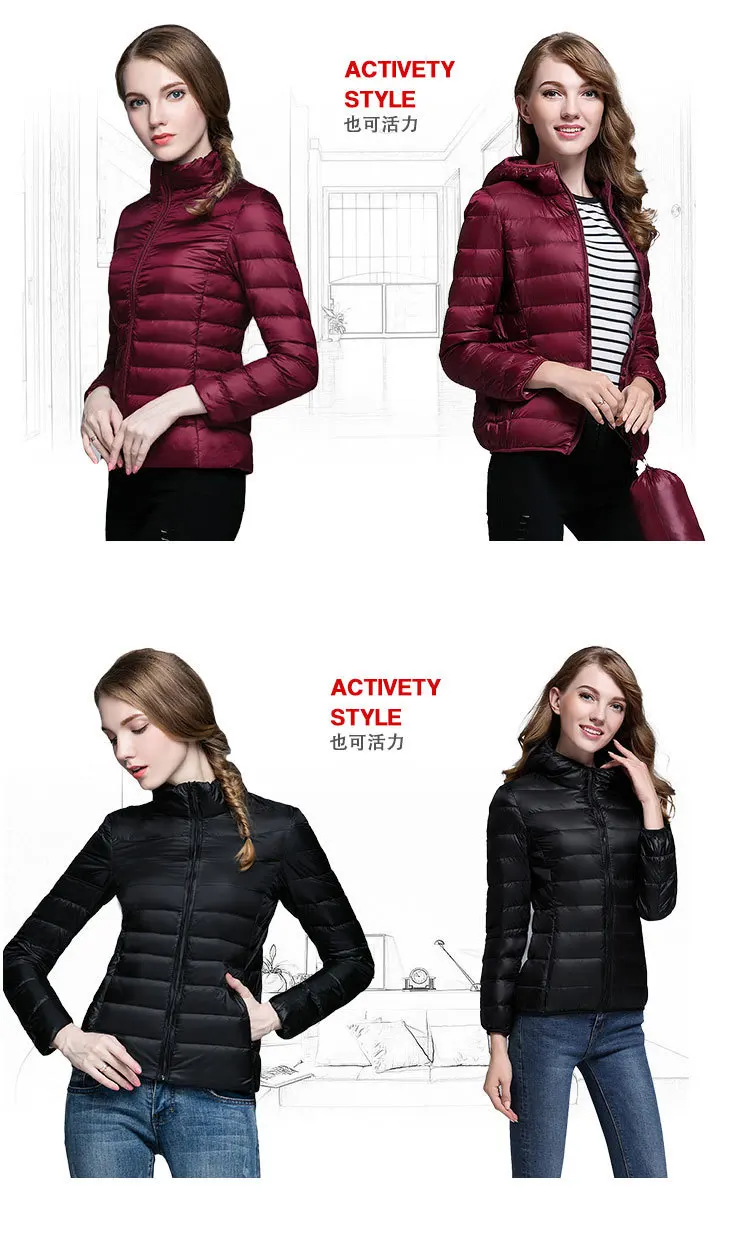 7XL дешевый ультра-светильник, зимняя теплая пуховая куртка с капюшоном для девочек, короткое пальто на весну-осень для женщин, большой размер