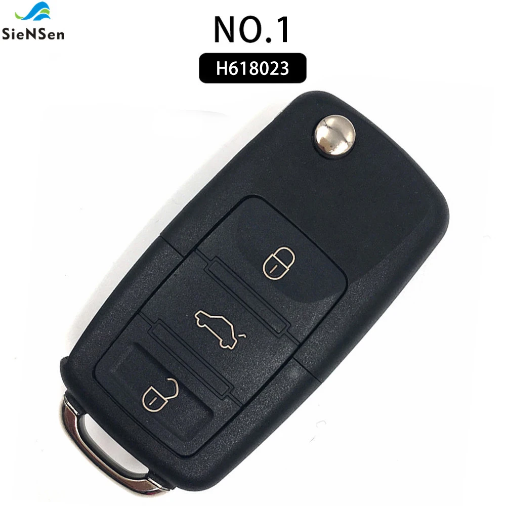 

SieNSen 5/10pcs/lot B5 Style High Quality NO.1 Code of 315/433MHZ Model Key for H618 Regenerate RF Copy Display Machine H618023