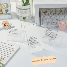 

Sharkbang Portable Acrylic Stand Holder For Mobile Phone Pad Tablet PC Transparent Stand Bear Rabbit Holder Accessories