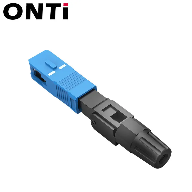 ONTi 200PCS FTTH SC APC Single Mode SC UPC Fiber Optic Quick Connector FTTH Fiber Optic 4