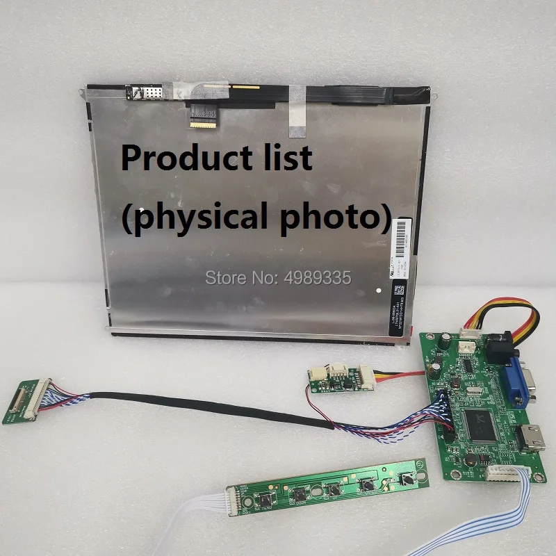 Brilho do Painel Vga com Áudio Polegada Exibição Kit Hdmi Resolução Alto Lcd 9.7 2048x1536ips 2k - Imagem 3