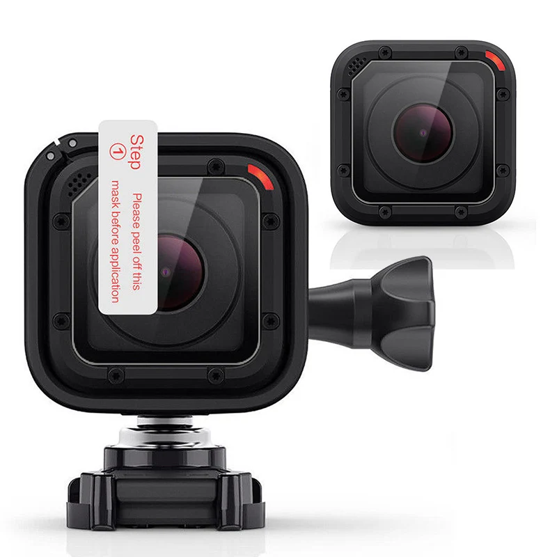 Cover Protective film Lens Tempered glass Dust proof For goPro Hero 4/ 5 session Accessories | Электроника