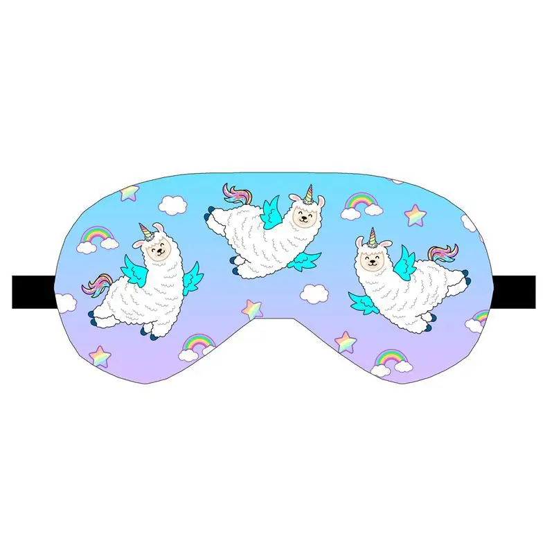 

Zohra2019 New Style 3D Digital Printing Eye Patch Shade Cold-hot Compress Animal Cartoon Alpaca Protection Eye Patch