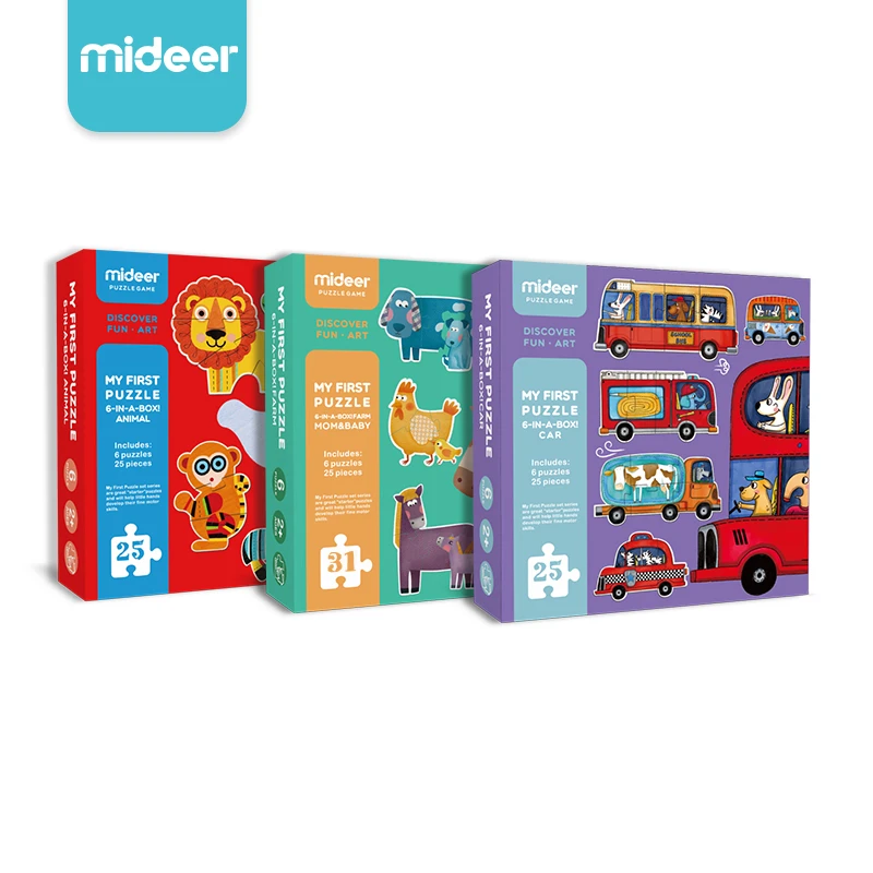 Mideer Six In One 6 In 1 Jigsaw Puzzle Children Big Jigsaw Puzzle Puzzles For Kids Puzzles Aliexpress