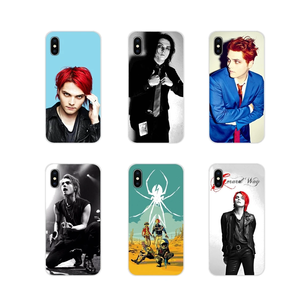 Силиконовый чехол Gerard Way My Chemical Romance Mcr для Apple iPhone X XR XS 11Pro MAX 4S 5C SE 6S 7 8 Plus ipod touch 5
