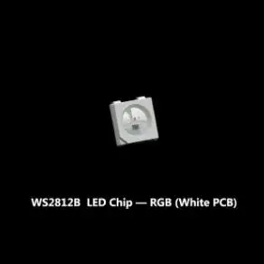 WS2812B SK6812 светодиодный чип 10~ 1000 шт. 5050 RGB/RGBW/WWA SMD черный/белый вариант индивидуально Адресуемая цифровая светодиодный полосы 5V - Испускаемый цвет: WS2812B RGB white