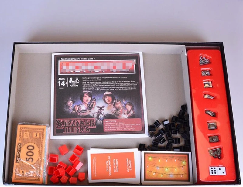 Monopoli странные вещи настольная игра развлекательная карточная игра головоломка Семейная Игра игрушка для детей