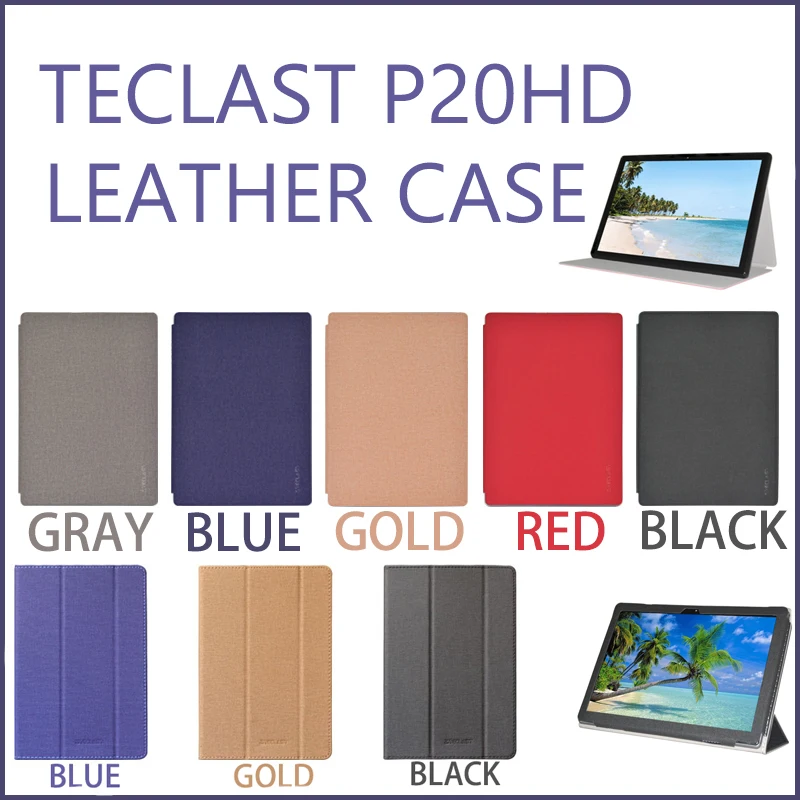 Najnowszy do Teclast P20HD modne etui etui z podstawką PU skórzane etui na 10.1"|Obudowy na tablety i czytniki| - AliExpress