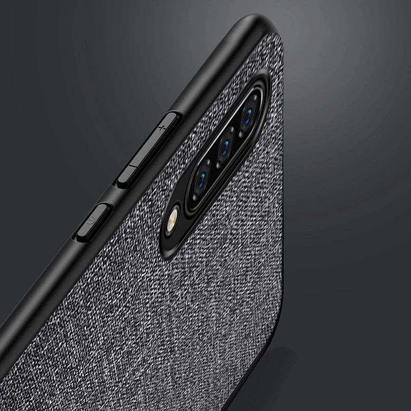 Luxury Fabric Cloth Phone Case For Sony xperia 10III  1III  5II  Xperia1 5III ACE II  Slim Soft Bumper Hard PC Back Cover
