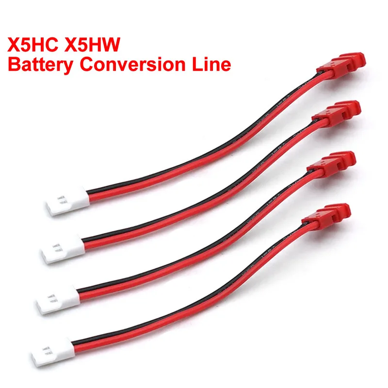 4 шт. Syma X5HC X5HW линия преобразования батареи для X5A 1 X15W X5U X5UC X5UW X21 X21W X26 RC беспилотный