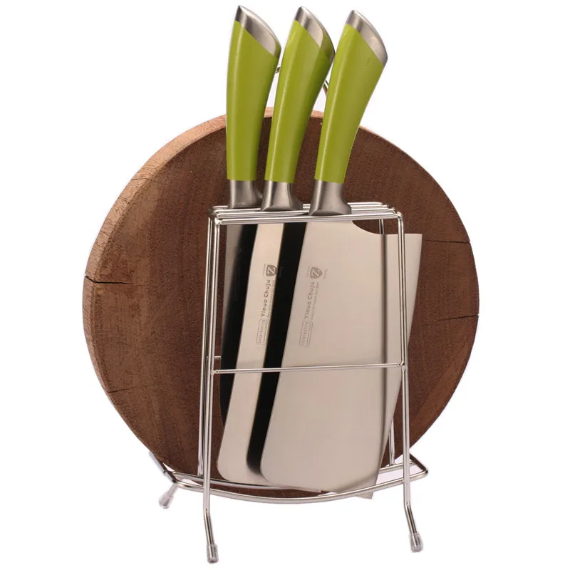 

Kitchen Stainless Steel Storage Rack Organizer Multi-Function Home Kitchen Cutting Board Tool Knife Stainless Steel Shelf