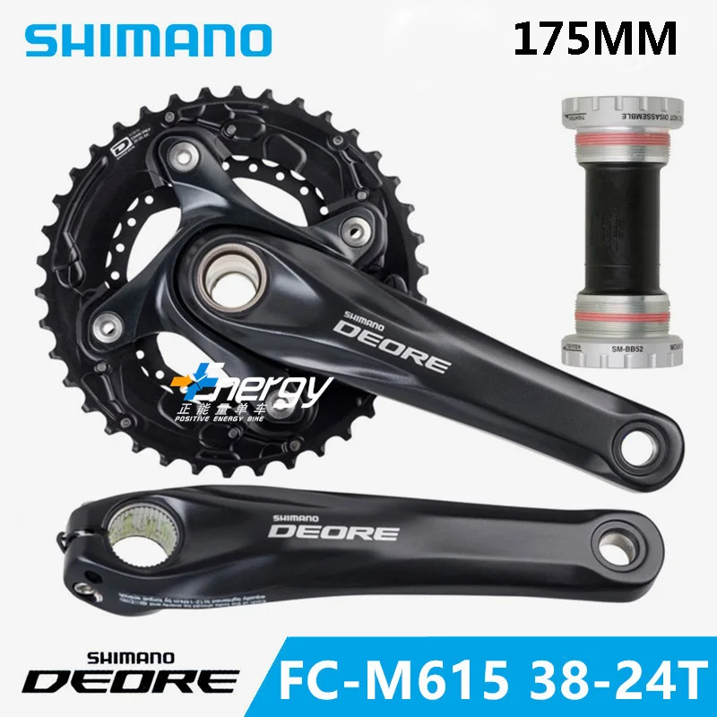 SHIMANO DEORE FC-M617 Кривошип горного велосипеда набор из алюминиевого сплава Звездочка