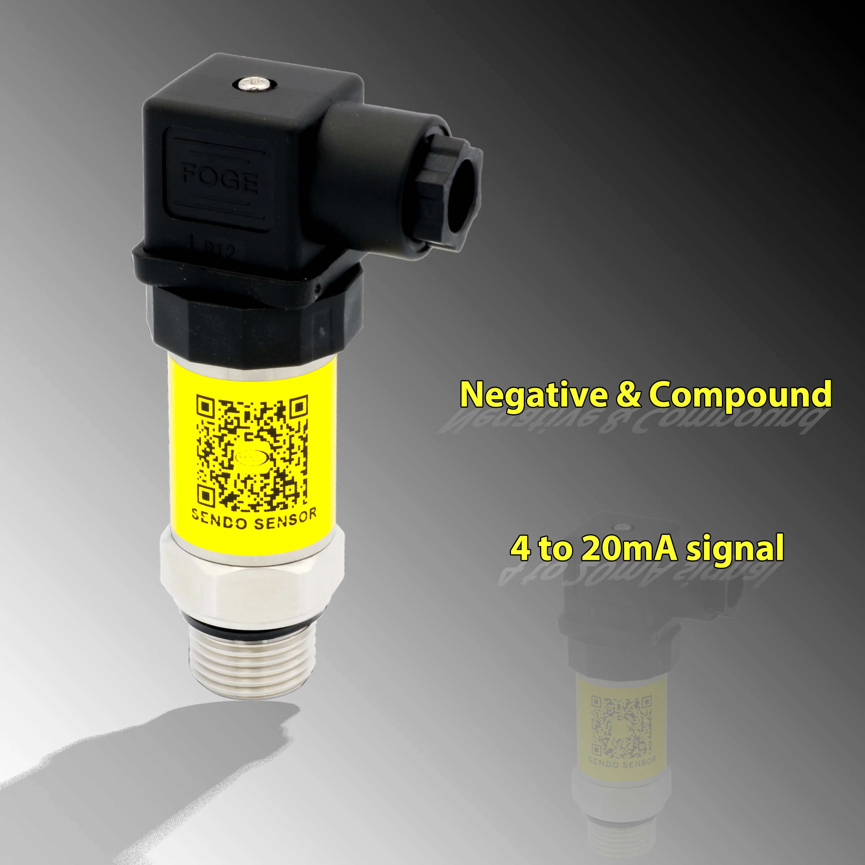 4 20ma Negative Pressure Transmitter, Compound Pressure Sensor 1 To 24