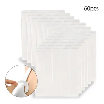 

60pcs Self Adhesive Anti-Slip Sticker Safe Tape Pad Portable Anti Extinction Sweatproof Durable for Shirt Collar Underwear