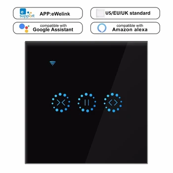 

Home Smart Curtain Switch Home WiFi Electrical Touch Blinds Curtain Switch Ewelink APP Voice Control By Alexa Echo WiFi Switch