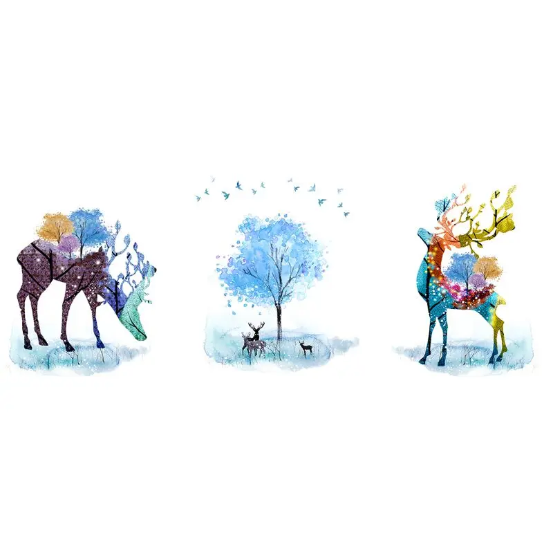 

Set of 3 Special shape 5D Diamond Painting Kit for Adult Full Drill Paint with Diamonds Pictures Arts Craft for Home Decor Deer