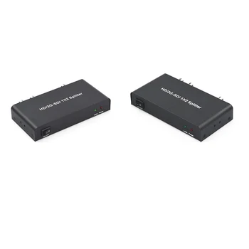 

AYS 12 SDI Splitter 1X2 Video Converter HD/3G SDI Repeater Support 1080P Distribution Extender for Projector Monitor Camera