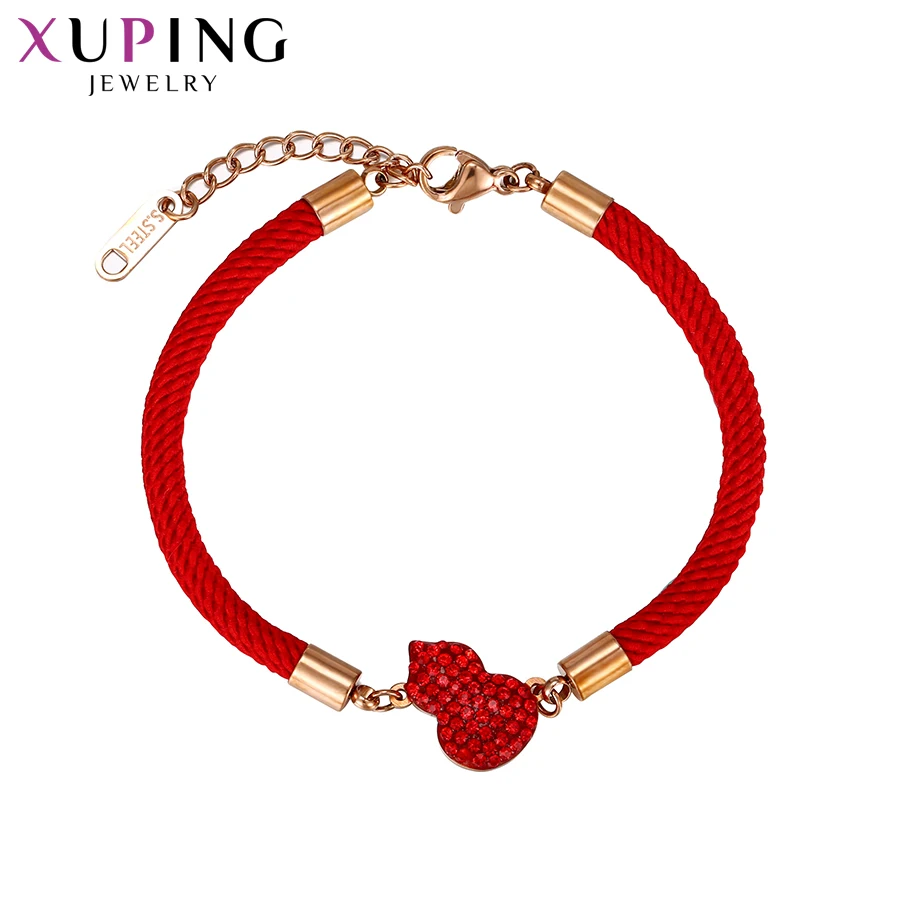 

11.11 Deals Xuping Retro Bracelets Stainless Steel Personalized Fashion Jewelry Chinese style Family Party Gift Women S186-76681