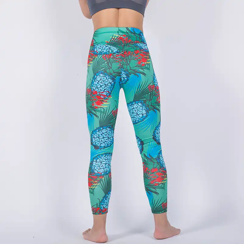 pineapple workout pants