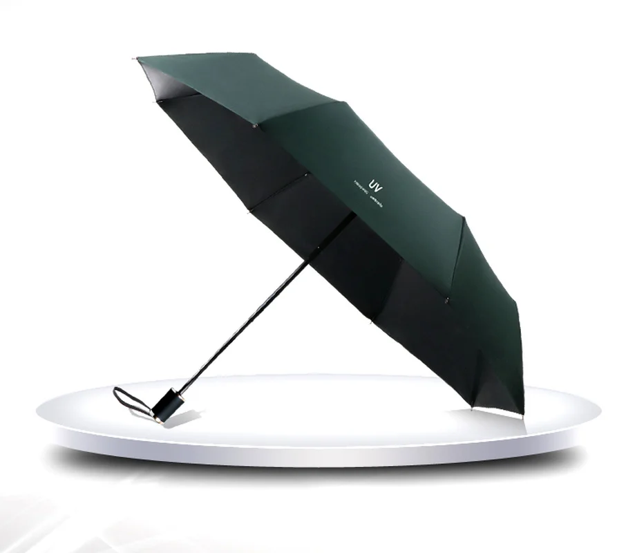 Sunumbrella компактный портативный складной Ультра солнцезащитный черный Универсальный Зонт женский стиль