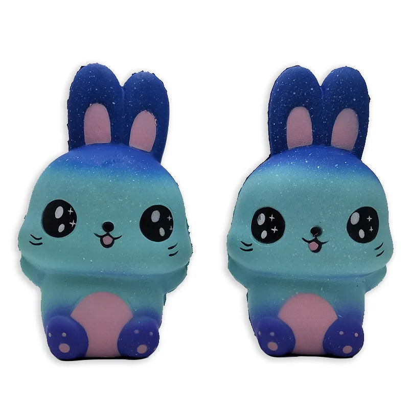 

2018 New Style Memory Foam Squishy Star Rabbit Foaming Pu Model Long-Eared Rabbit Vent Pressure Reduction Toy