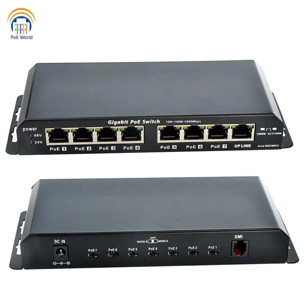 7-7 poe Gigabit switch
