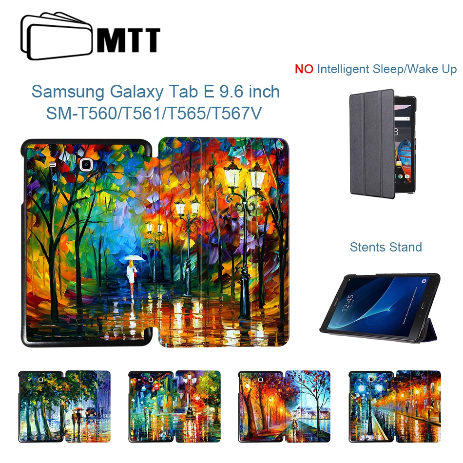 Чехол MTT для samsung Tab E 9,6 T560 T561, тонкий раскладной чехол-подставка из искусственной кожи для планшета samsung Tab E SM-T560 T565, чехлы
