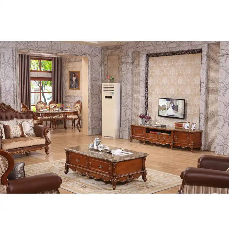 Mueble De Tv De Madera Con Disenos Modernos De Mesa De Tv De Alta Gama Y Mesa De Centro Con Encimera De Marmol Wa591 Armarios Para La Sala De Estar Aliexpress