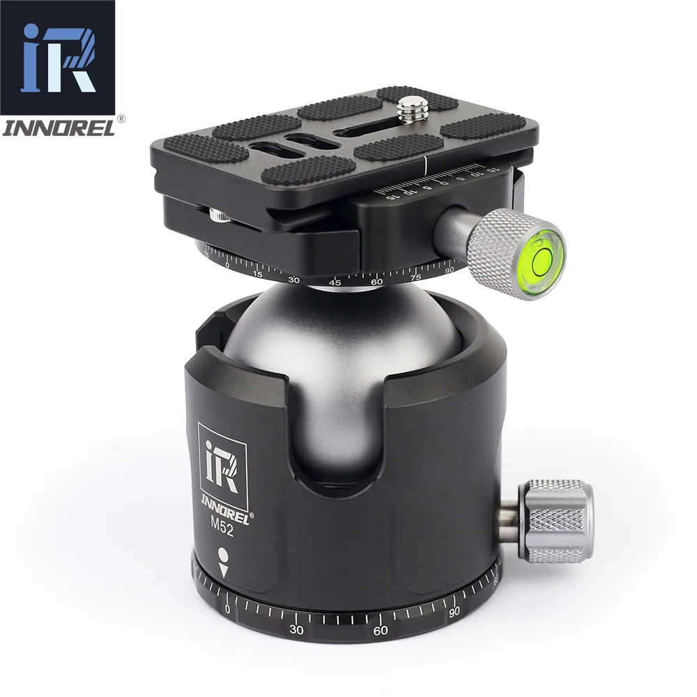 Cabeça de Bola Centro de Gravidade Innorel Panorâmica Vídeo Suporte Cabeça Novo Baixo Alumínio Tripé Ballhead Carga Máxima 30 kg M52 - M44 M36 - Image 5