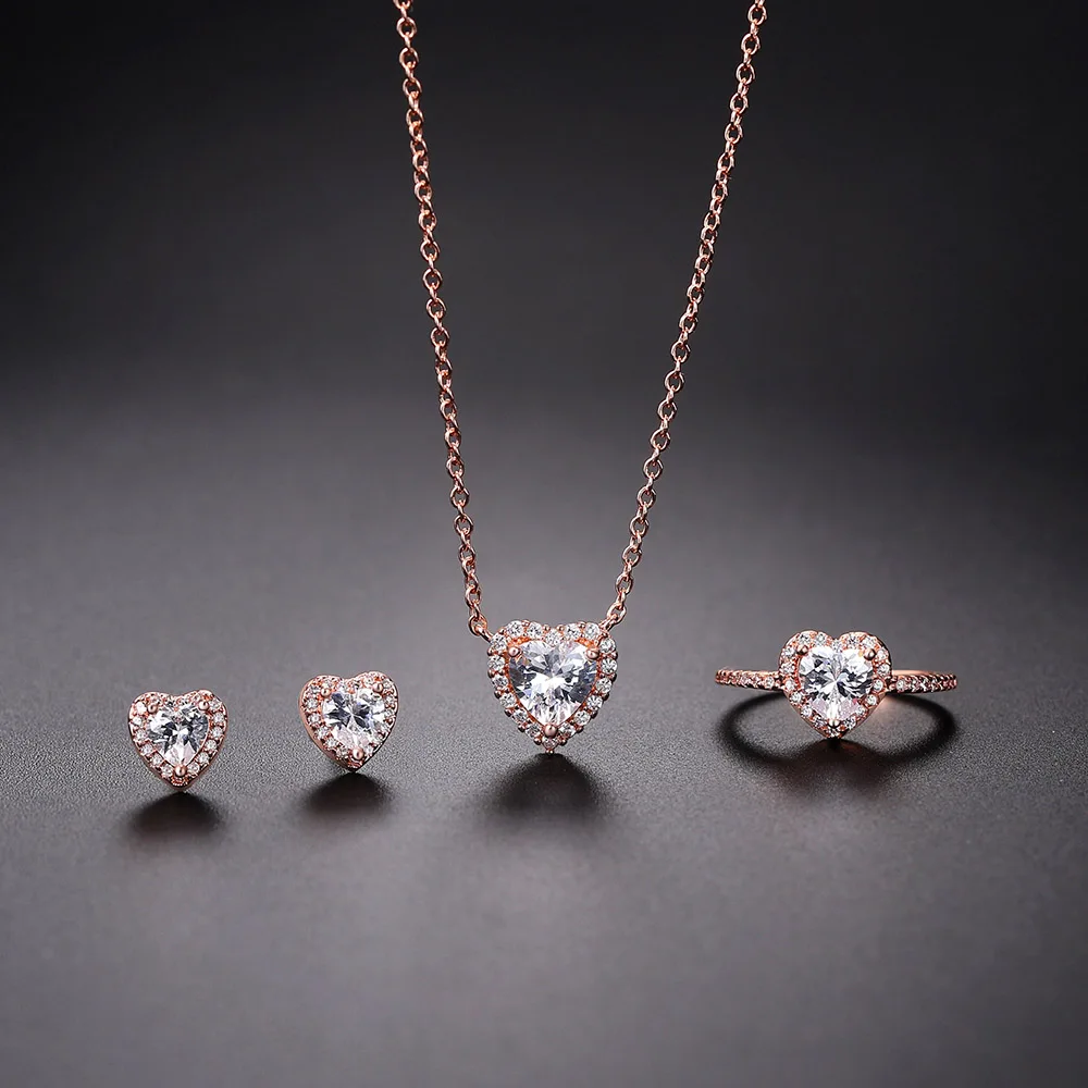 Zhouyang Wedding Bride Jewelry Set For 