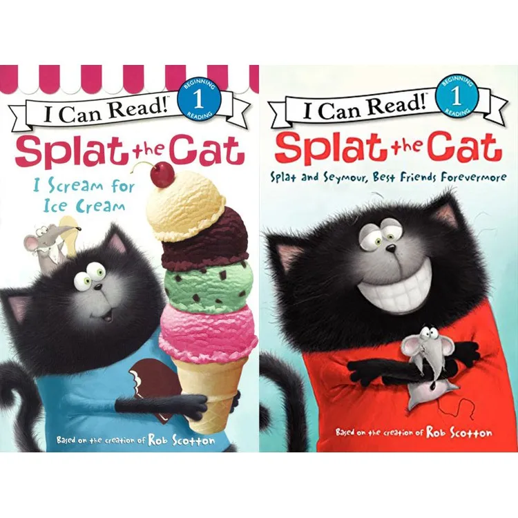 16 книг + 2 аудиоcd я могу читать! Детские книжки раскраски для кошек на английском