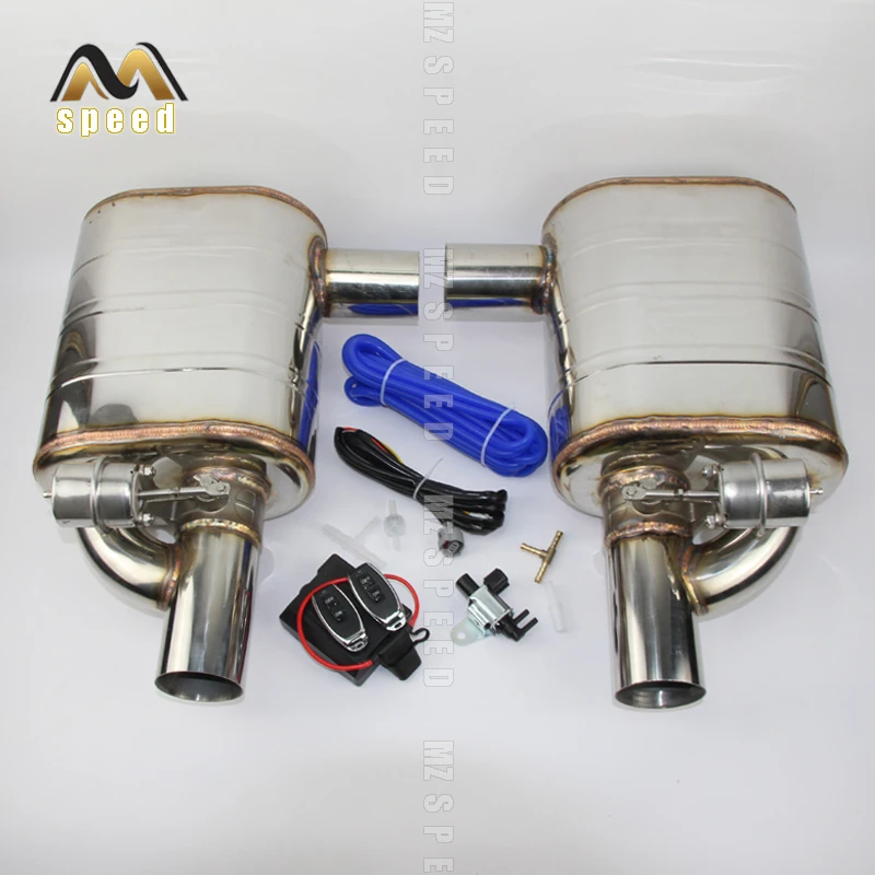 

Auto exhaust pipe remote control valve exhaust muffler 304 stainless steel remote control switch sound exhaust for BMW E90 E46
